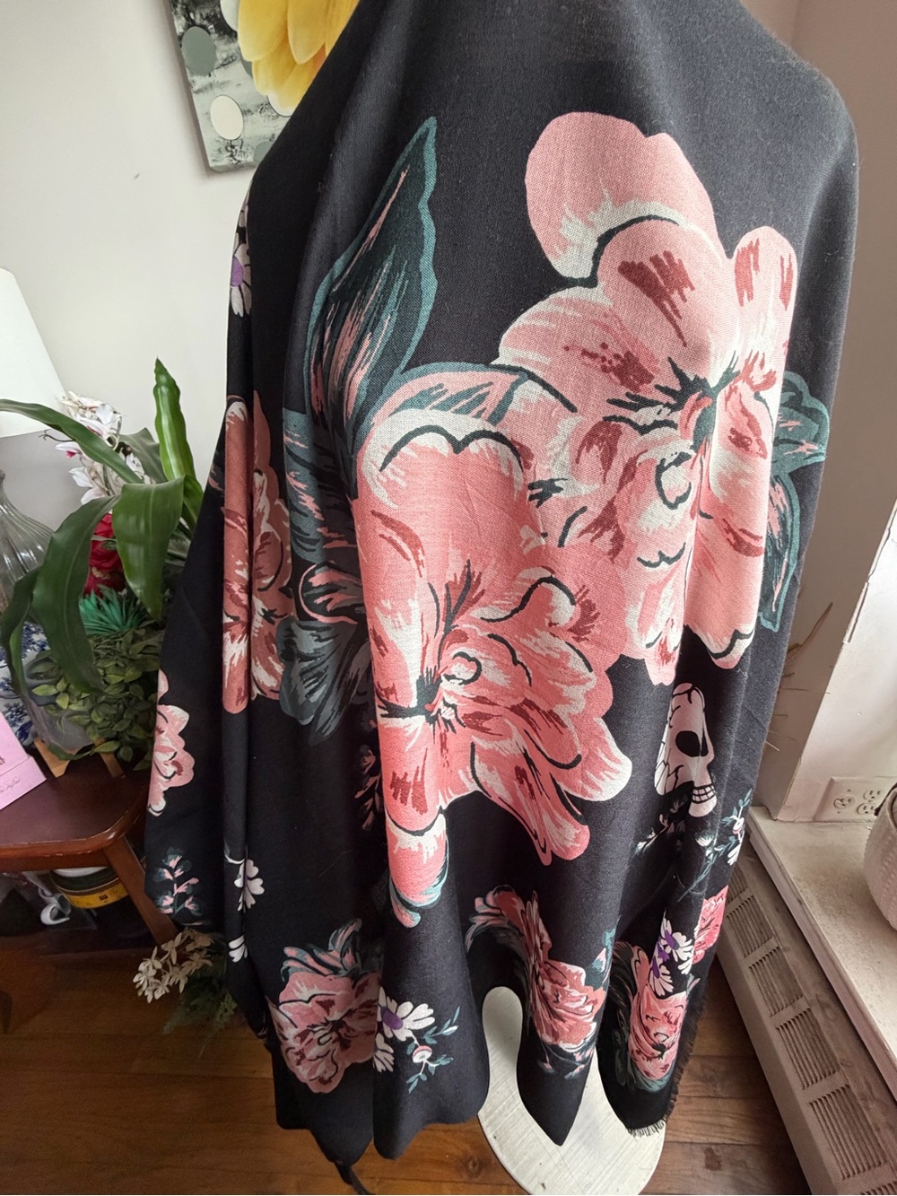 Coach Oversized Wool Shawl Scarf. - Picture 9 of 16